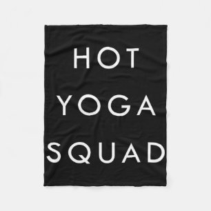 Hot Yoga Squad And Meditation - Namaste Vintage Yo Fleece Blanket