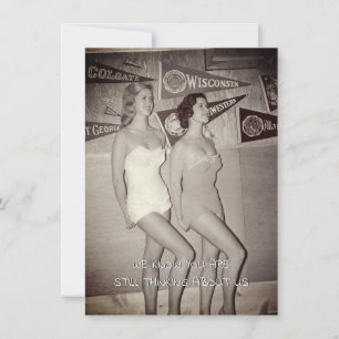 HOT YOUNG COLLEGE WOMEN VINTAGE PHOTO FUNNY BABES