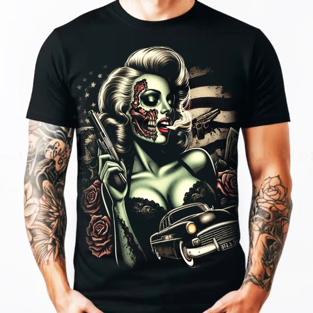 Hot Zombie Woman T-Shirt (Creator Uploaded)