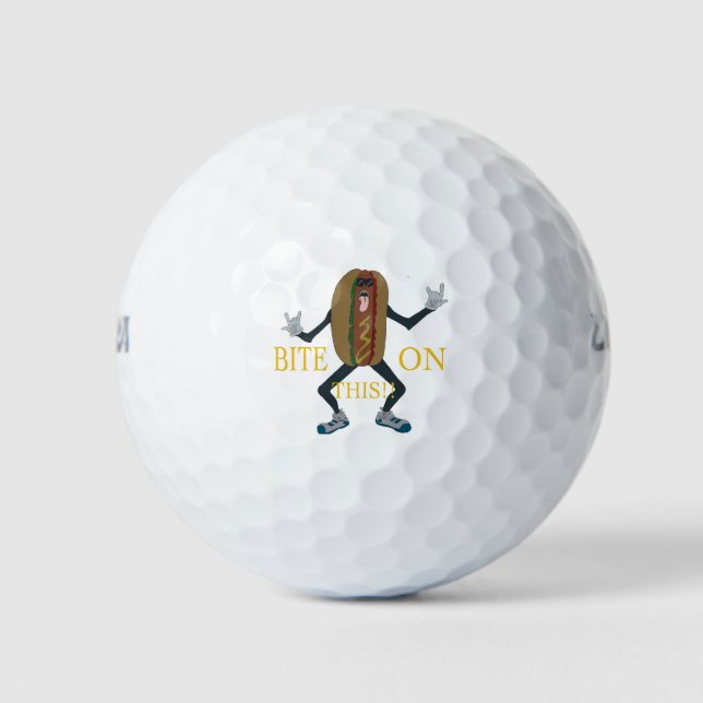 Hotdog 001 golf balls (Front)