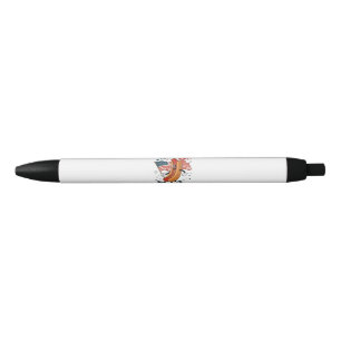 Hotdog 4th of July fireworks Independence Day Black Ink Pen