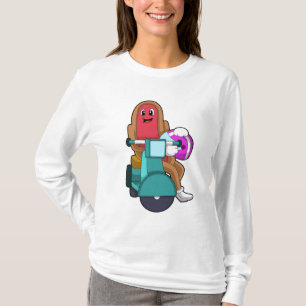 Hotdog as Biker with Scooter.PNG T-Shirt