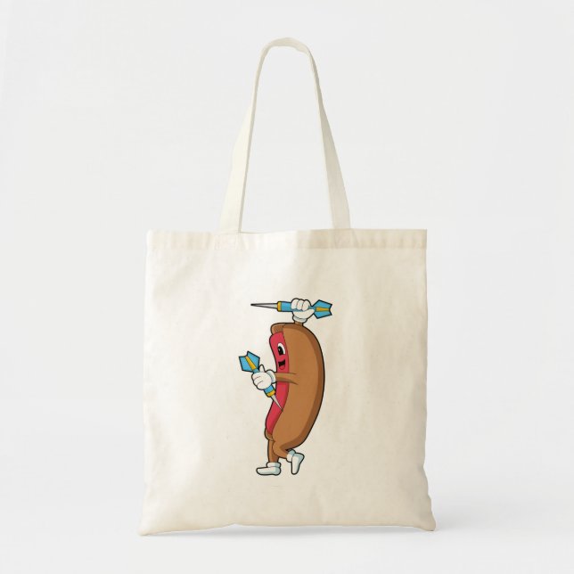 Hotdog at Darts with Dart.PNG Tote Bag (Front)