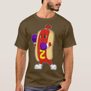 Hotdog Boxer Boxing gloves Boxing 1 T-Shirt
