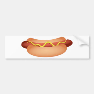 Hotdog Bumper Sticker