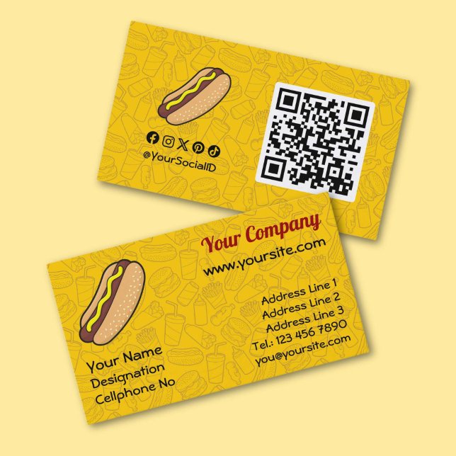 Hotdog Business Card (Creator Uploaded)