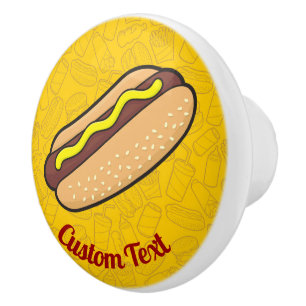 Hotdog Ceramic Knob