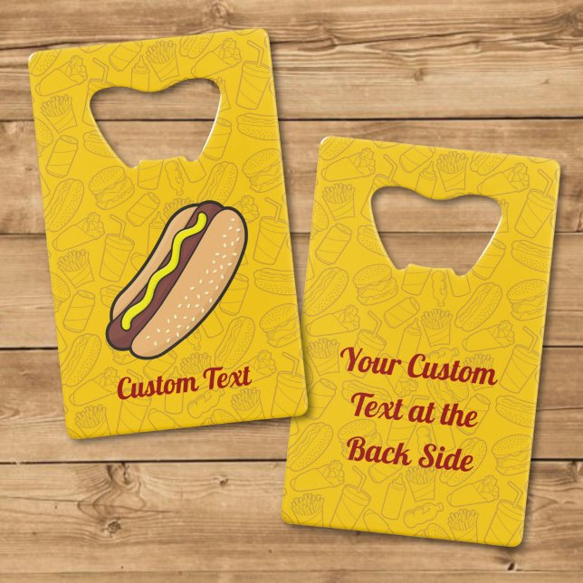 Hotdog Credit Card Bottle Opener (Creator Uploaded)