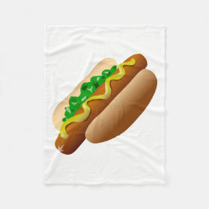 Hotdog Fleece Blanket