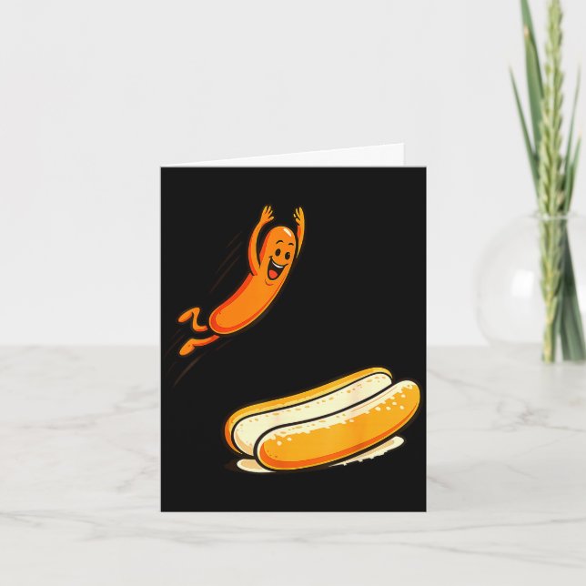 Hotdog high dive  card (Front)
