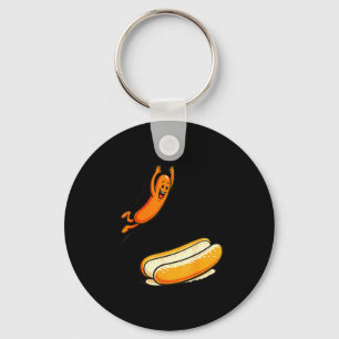 Hotdog high dive key ring