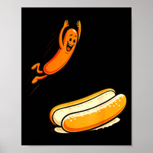 Hotdog high dive  poster