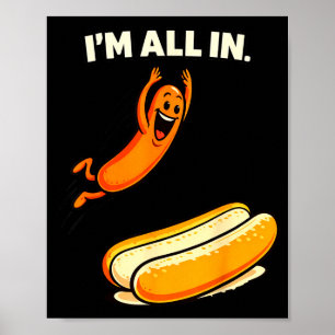 Hotdog high dive poster