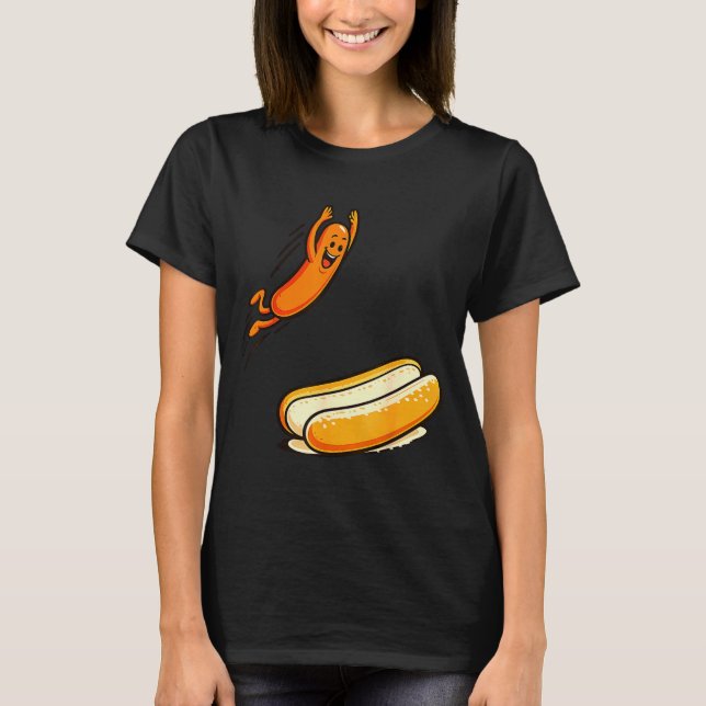Hotdog high dive  T-Shirt (Front)
