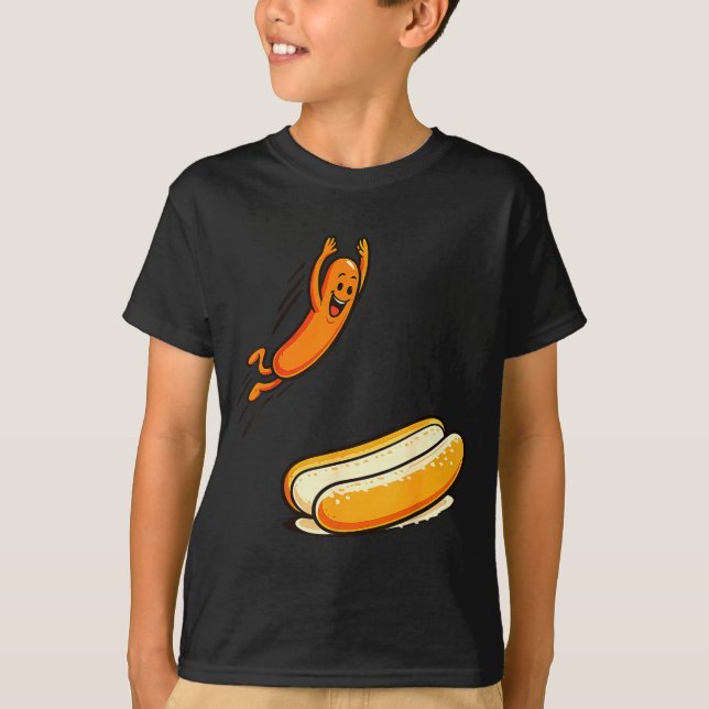 Hotdog high dive  T-Shirt (Front)