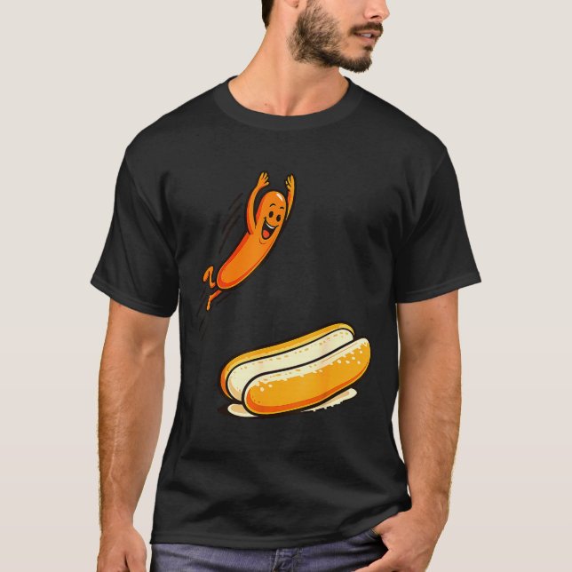 Hotdog high dive  T-Shirt (Front)