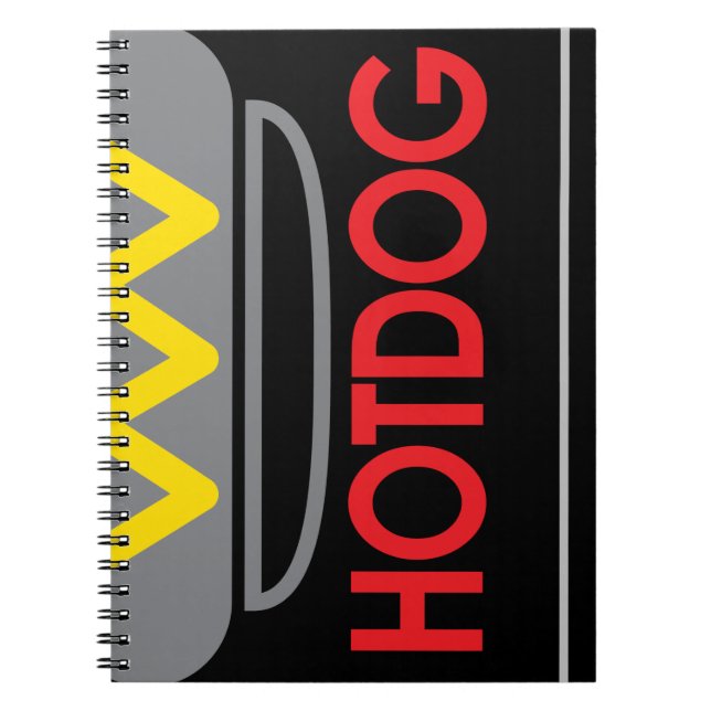 Hotdog Icon Notebook (Front)