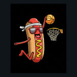 Hotdog In Bread Roll Playing Bysketbyll Sports Pla Poster<br><div class="desc">Hotdog In Bread Roll Playing Bysketbyll Sports Player Kids</div>
