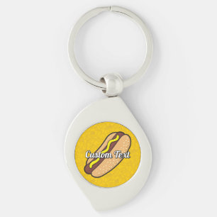 Hotdog Key Ring