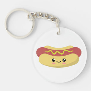 Hotdog Key Ring