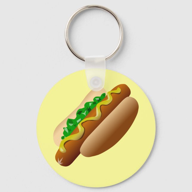 Hotdog Key Ring (Front)