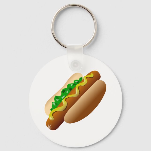 Hotdog Key Ring (Front)