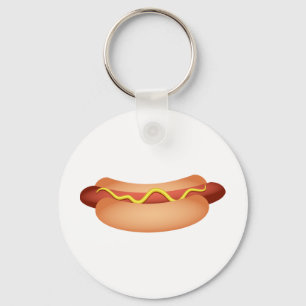 Hotdog Key Ring