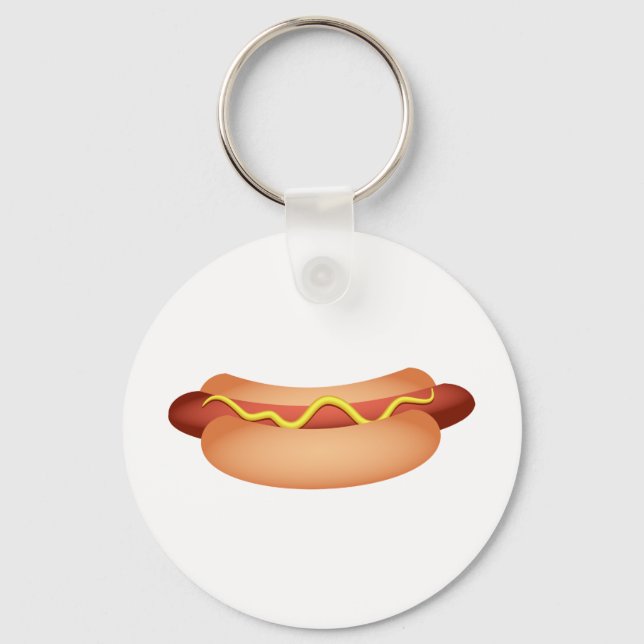 Hotdog Key Ring (Front)