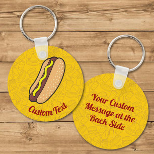 Hotdog Keychain