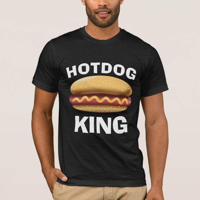 HOTDOG KING MENS DAD T-SHIRTS (Front)