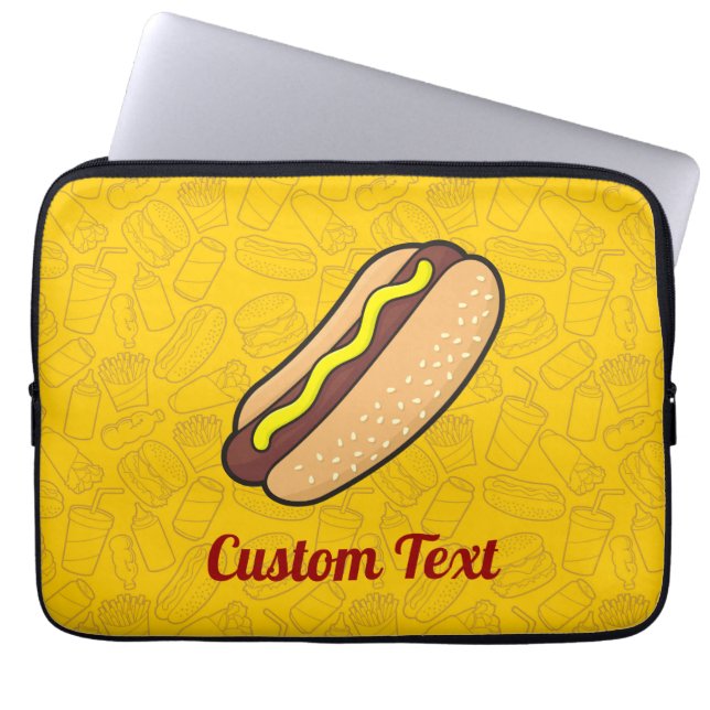 Hotdog Laptop Sleeve (Front)