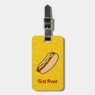 Hotdog Luggage Tag
