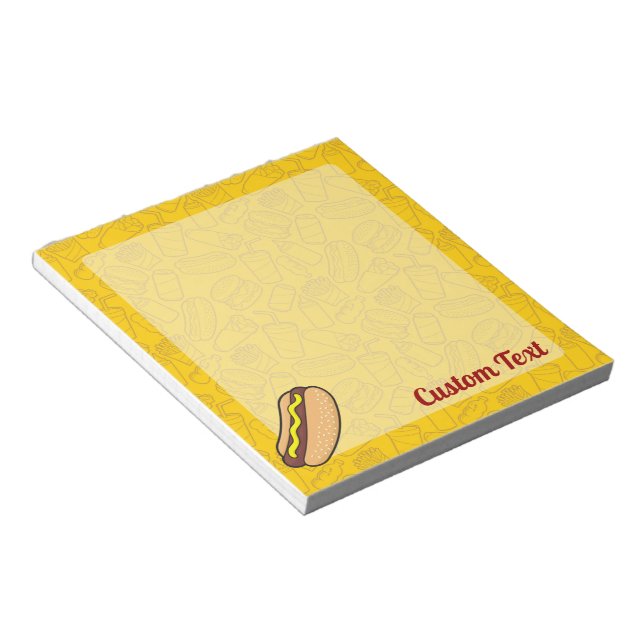 Hotdog Notepad (Angled)