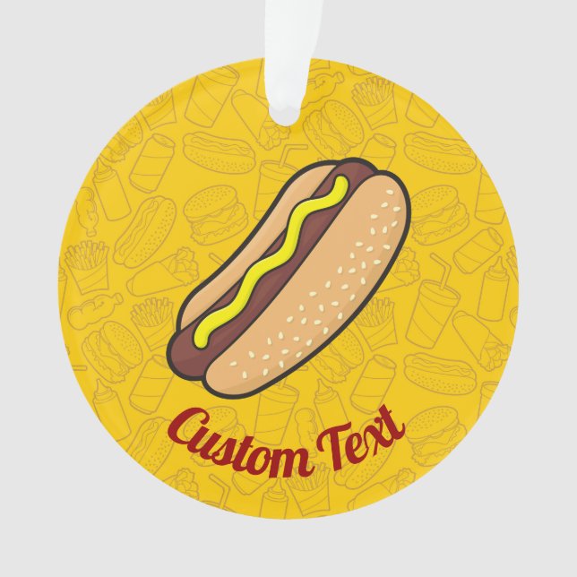 Hotdog Ornament (Front)