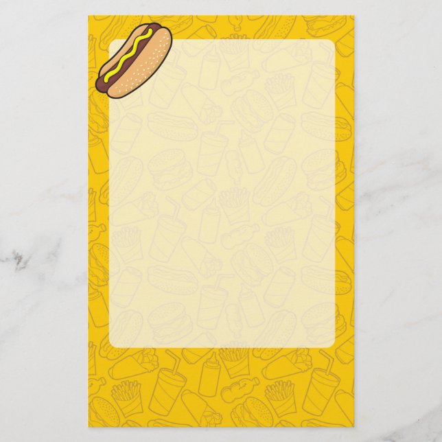 Hotdog Stationery (Front)