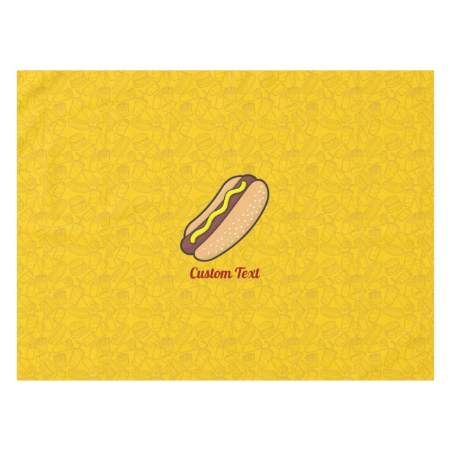 Hotdog Tablecloth (Front (Horizontal))
