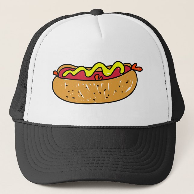 hotdog trucker hat (Front)