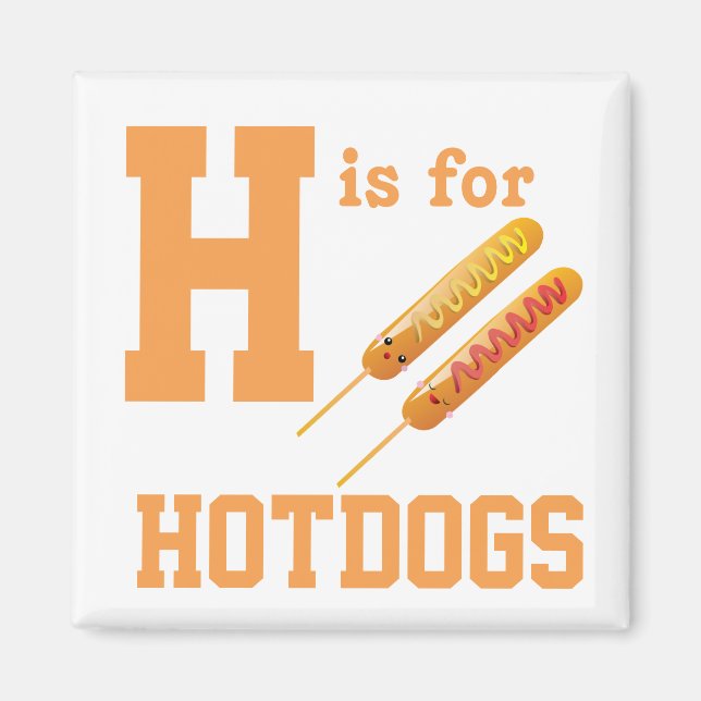 Hotdogs Magnet (Front)