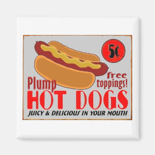 HotDogSign,magnet Magnet
