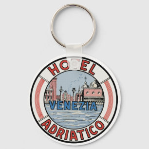 Hotel Adriatico in Venice Key Ring