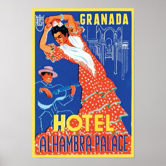 Hotel Alhambra Palace Granada Poster (Front)