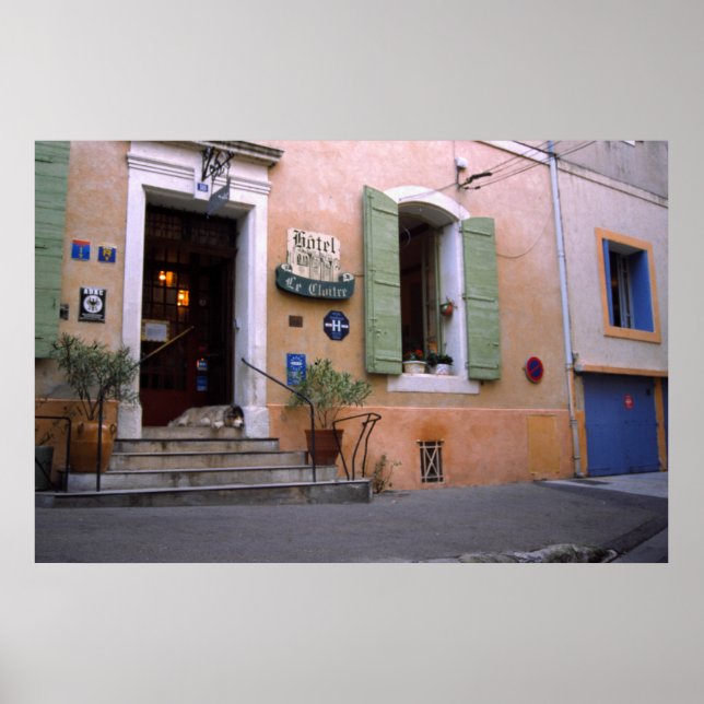 Hotel, Arles, Provence Poster (Front)