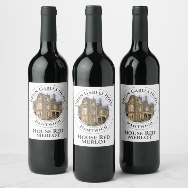 Hotel Branded Wine Label (Bottles)