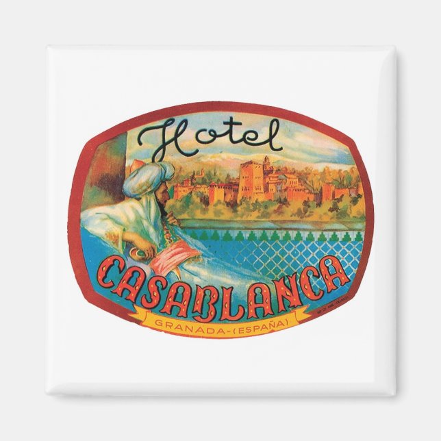 Hotel Casablanca Magnet (Front)