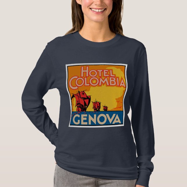 Hotel Colombia Genova T-Shirt (Front)
