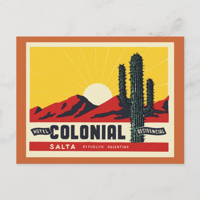 Hotel Colonial Postcard (Front)