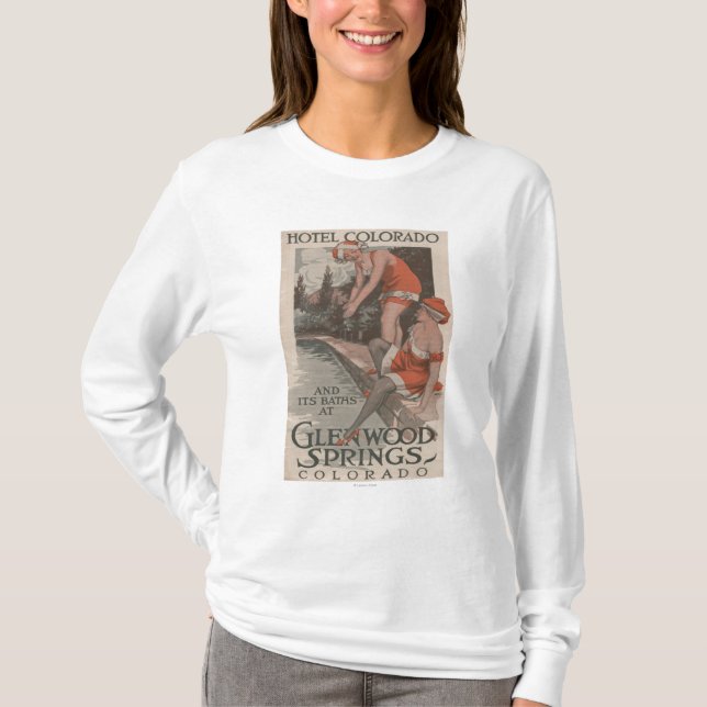 Hotel Colorado & Baths Poster T-Shirt (Front)