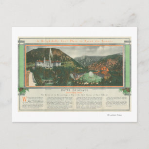 Hotel Colorado Brochure Postcard