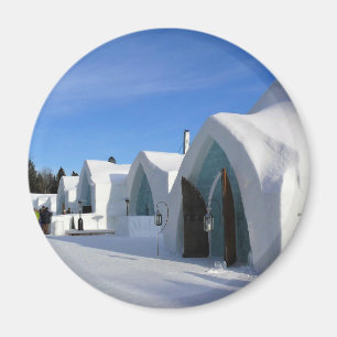 Hotel de Glace, Quebec, Canada Magnet