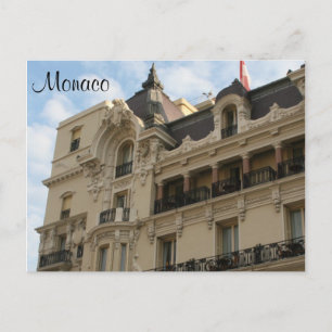 hotel de paris monaco postcard